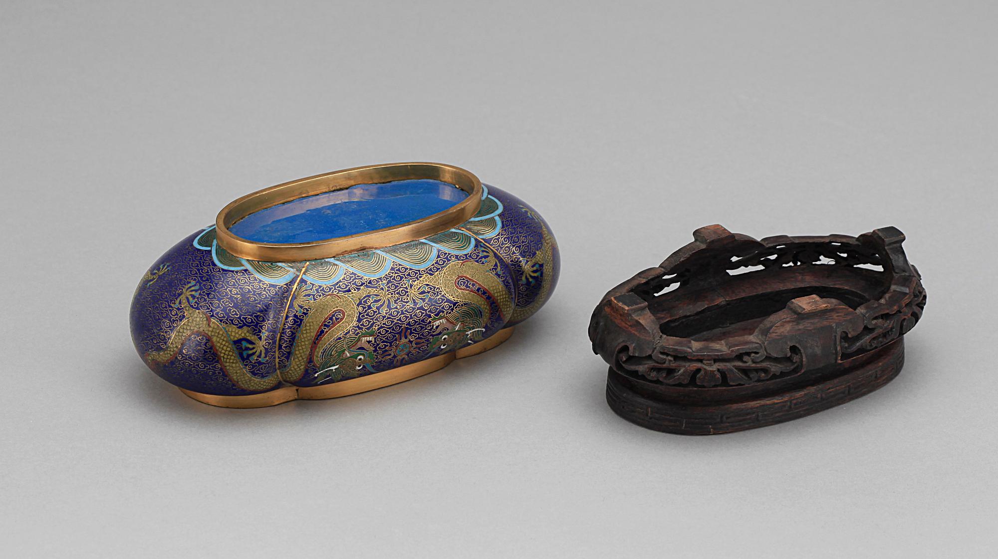 SKÅL, cloisonné, Kina, tidigt 1900-tal.