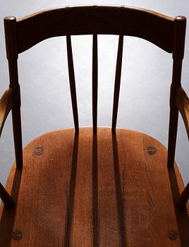 HANS J WEGNER, a "Windsor" chair for Mikael Lauersen, Denmark, 1940's.