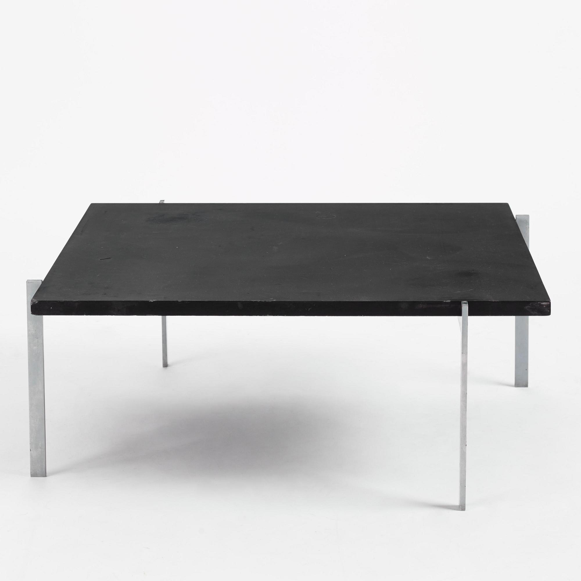 Poul Kjaerholm, a "PK61" coffee table, E. Kold Christensen, Denmark, 1960s.