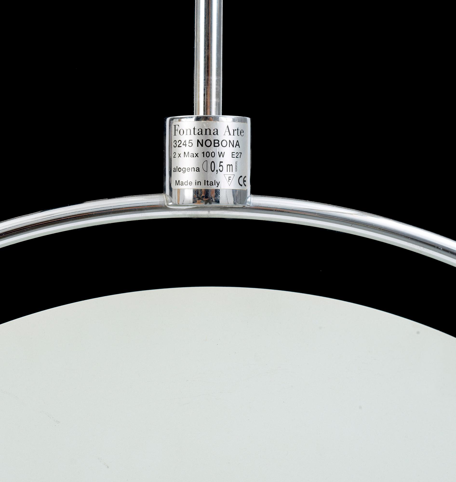 TAKLAMPA, "Nobona", 
Marinella Patetta för Fontana Arte, formgiven 1998.