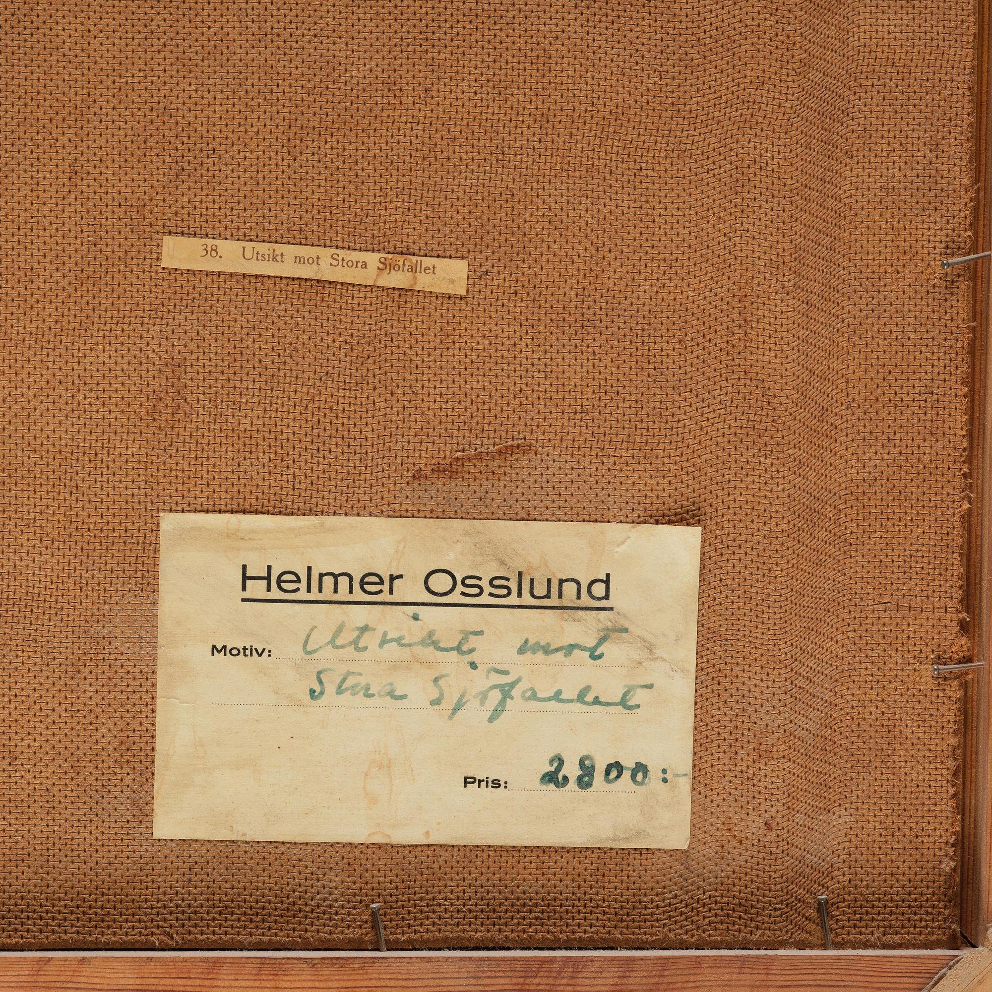 Helmer Osslund, "Utsikt mot Stora Sjöfallet".