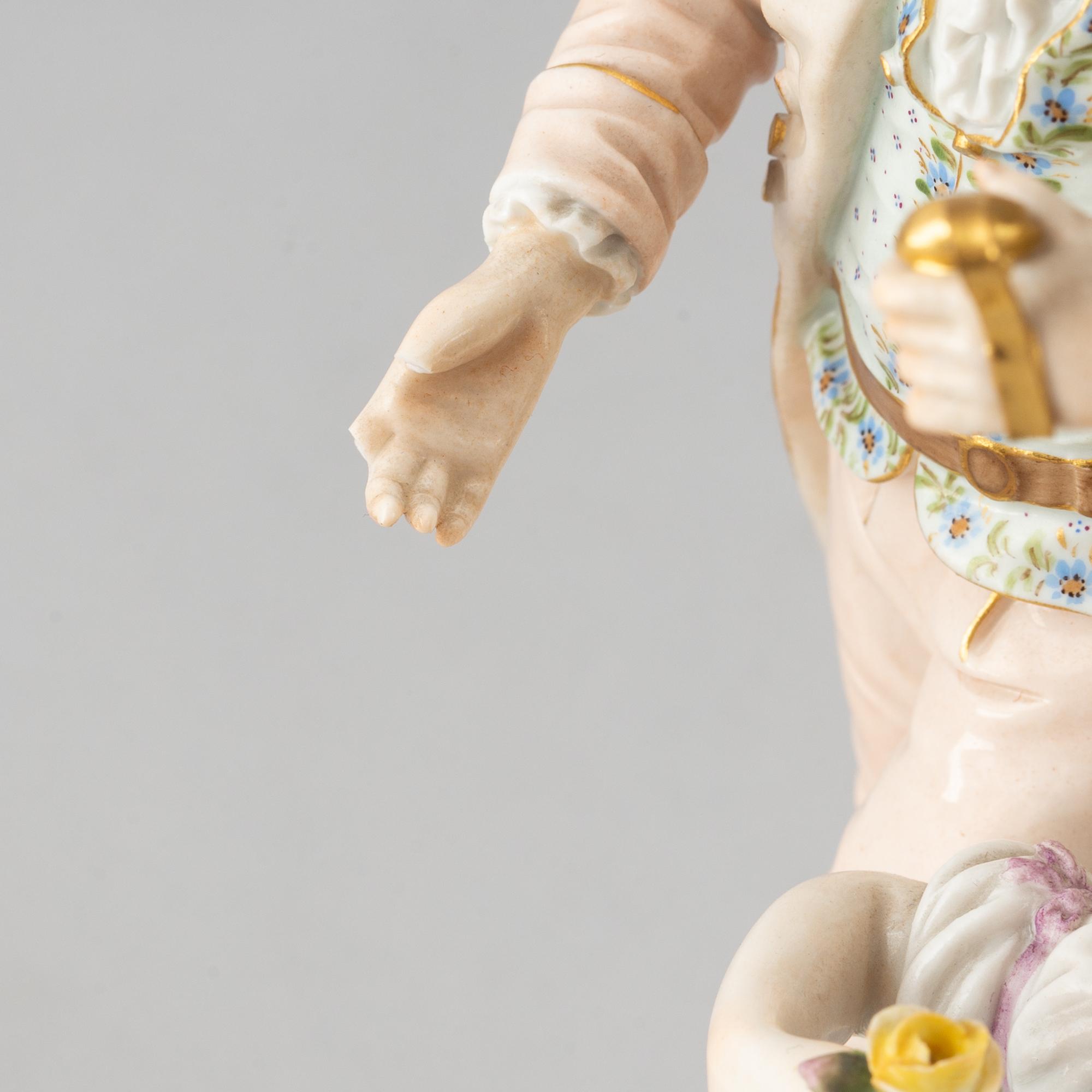 A Meissen porcelain figurine, second half of the 19th-century.