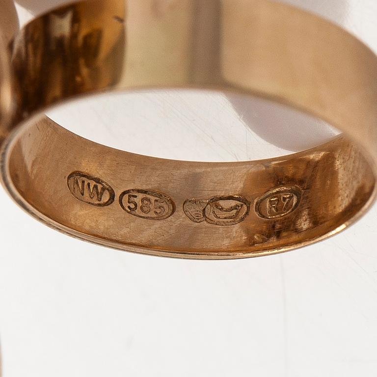 Liisa Vitali, ring, "Spring" 14K gold, Westerback, Helsinki 1970.