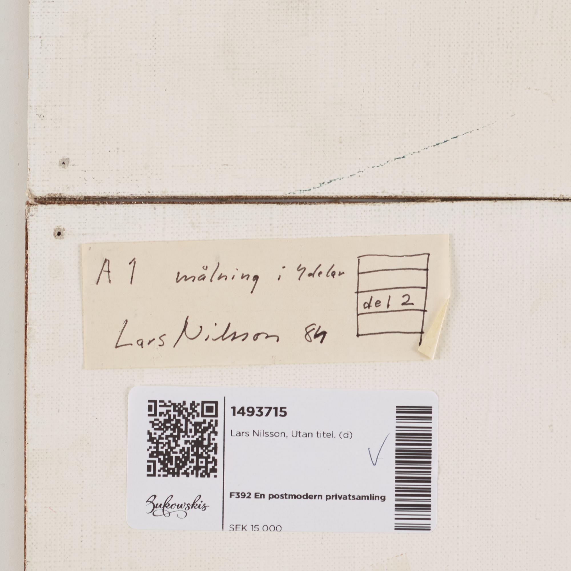 Lars Nilsson, Utan titel.