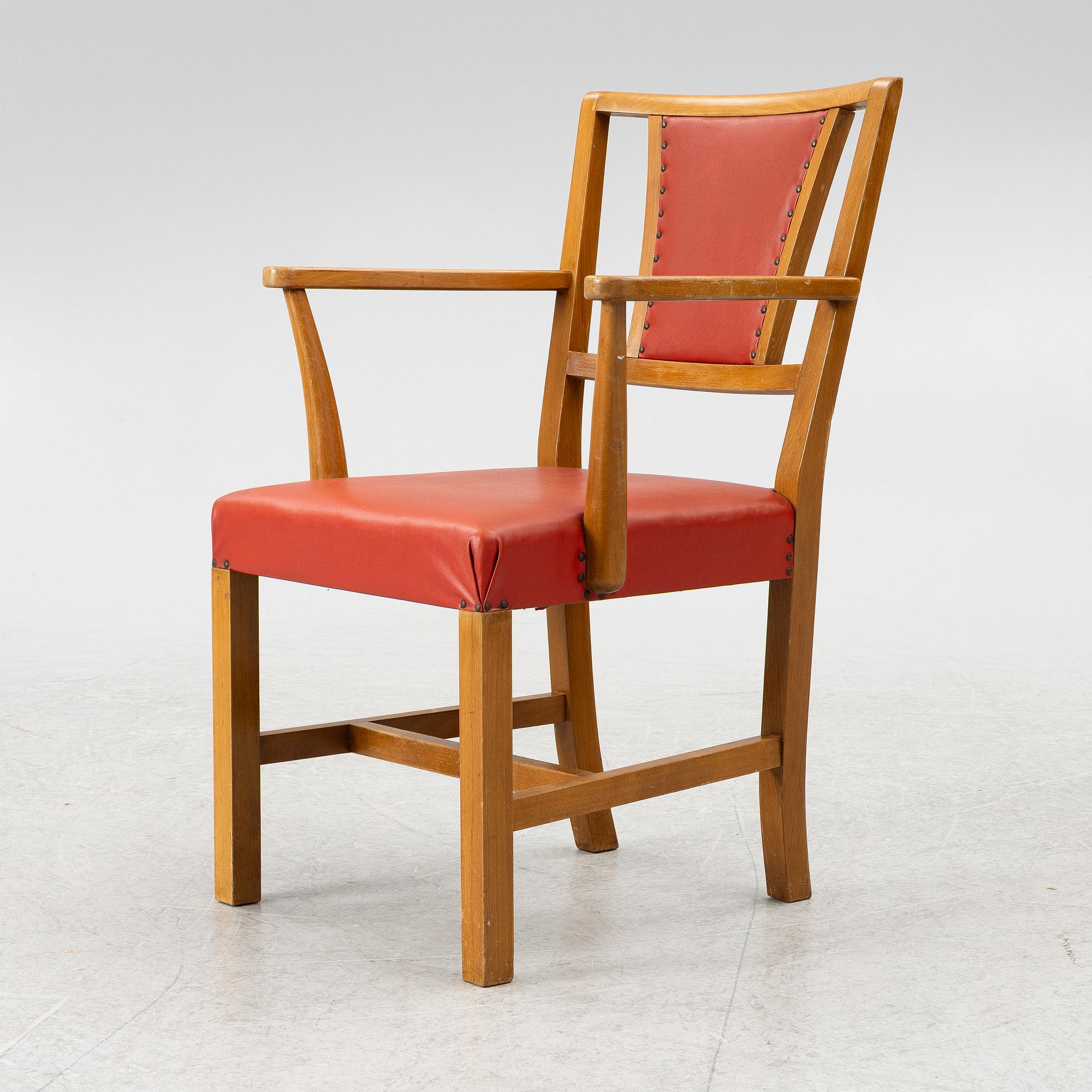 Josef Frank, a model B2163 armchair, Svenskt Tenn.