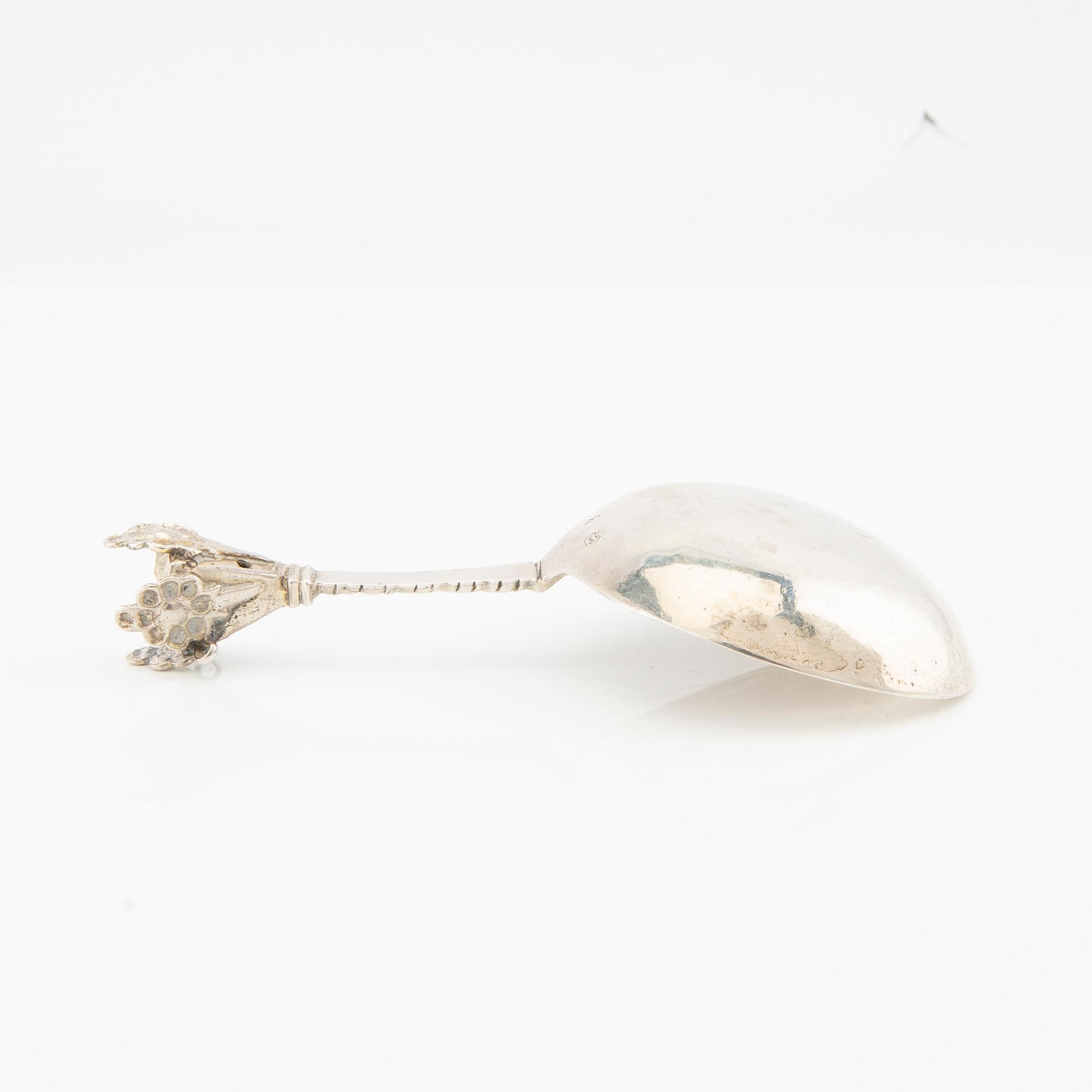 Supsked silver Karlskrona möjligen Benedict Stechau (verksam 1705-1712).