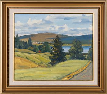 Weikko Puro, oil on canvas, signed and dated 1951.