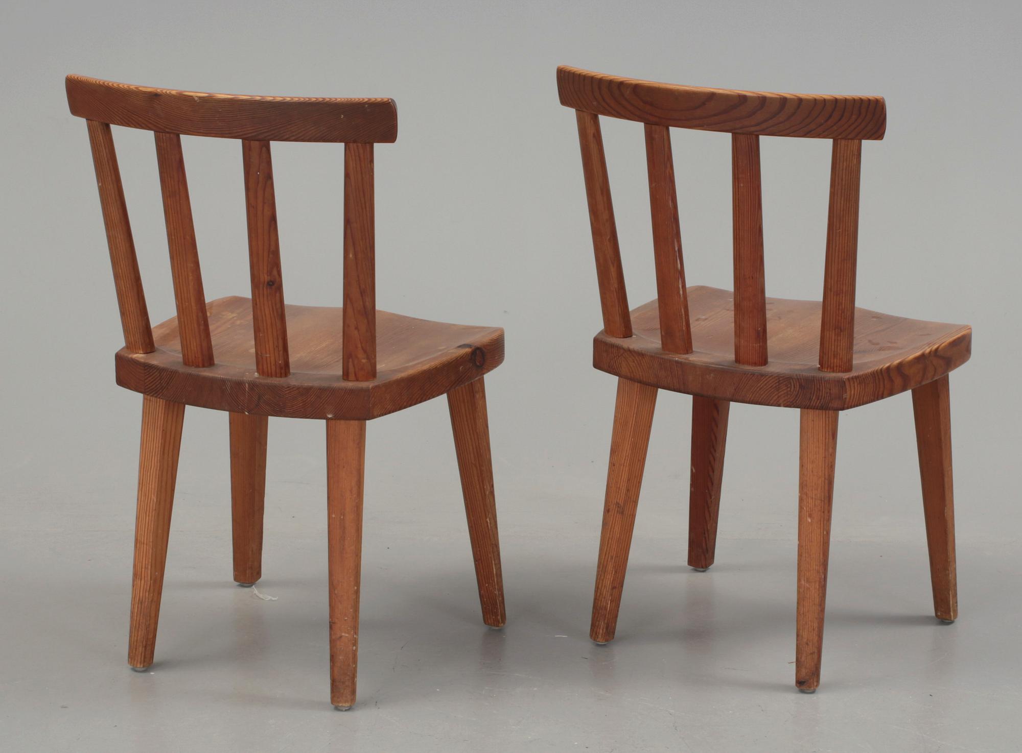 STOLAR, ett par, "Utö", Axel Einar Hjorth, Nordiska Kompaniet, 1930-tal.