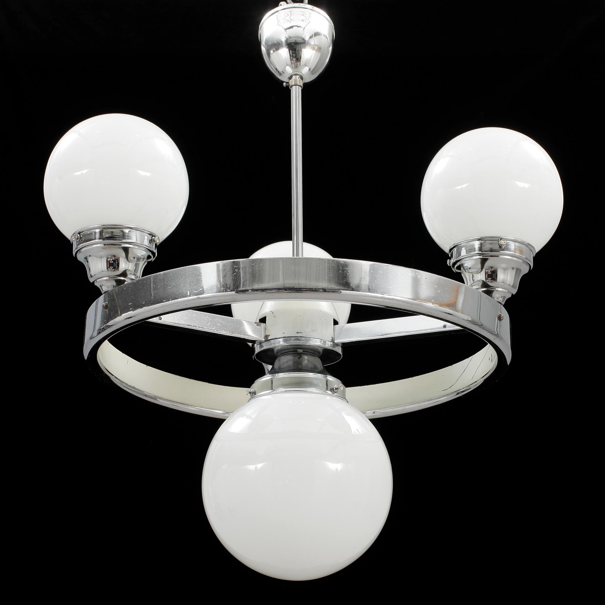 TAKLAMPA, 1940/50-tal. Höjd ca 72 cm.