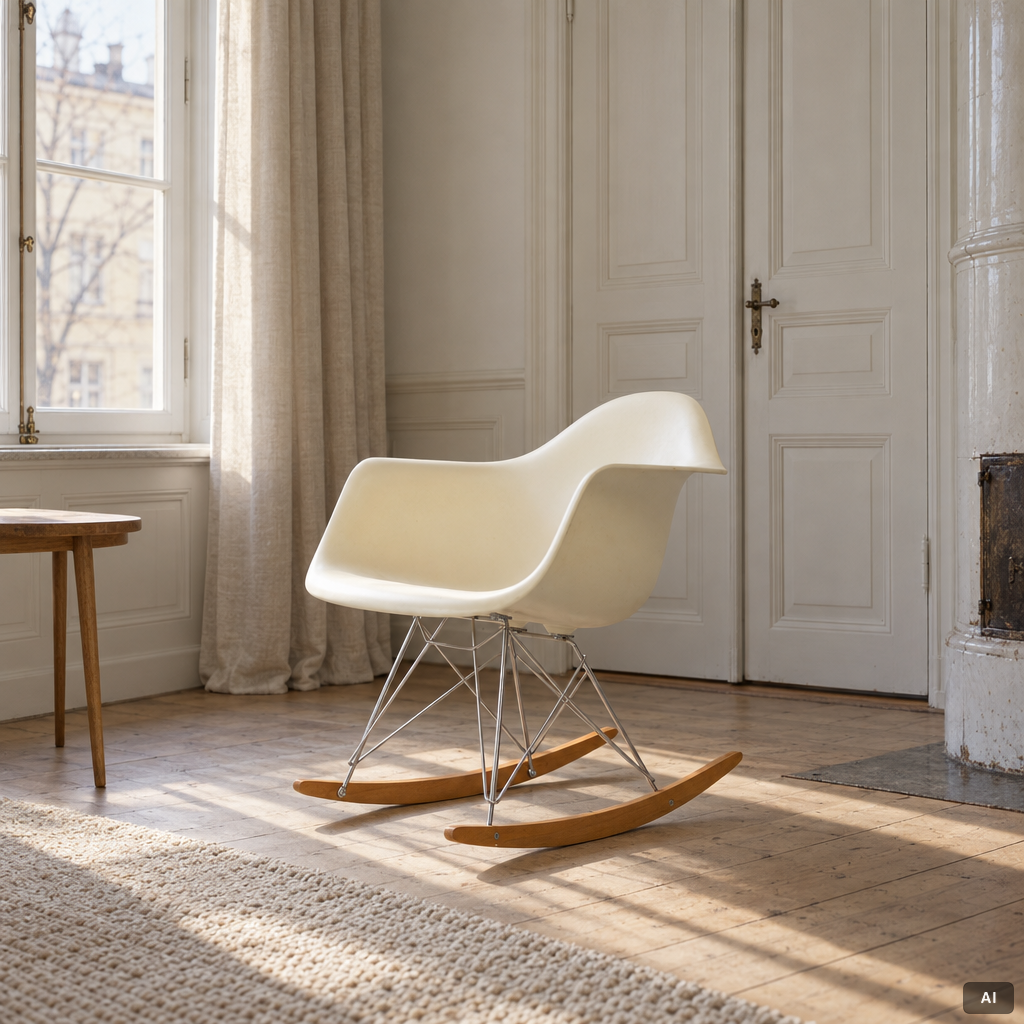 Charles & Ray Eames, Rocking chair, 'Plastic Armchair RAR, Vitra.
