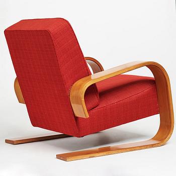 Alvar Aalto, fåtölj "Tank chair", modell 400, sannolikt tillverkad av Aalto Möbler i Hedemora 1946-56.