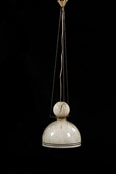 A ceiling lamp from Flygsfors, second half of the 20th century. Height excl. chains ca 38 cm.