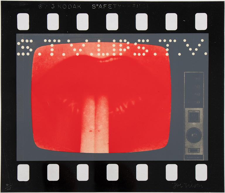 Joe Tilson, färgserigrafier och résin, 5 st, 1968, signerade 7/40.