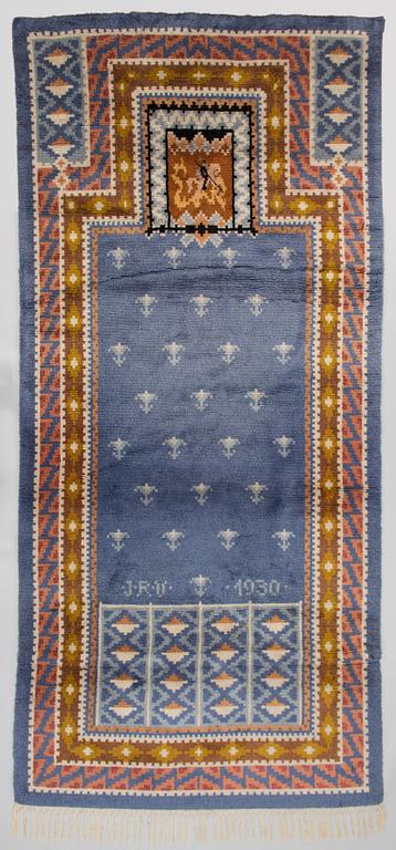 Lina Palmgren, a rug dated 1930, model for for Friends of Finnish Handicraft. Original sketch included.