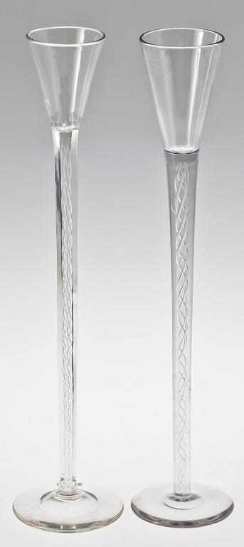 SNAPSGLAS, 2 st, glas, 1900-tal.