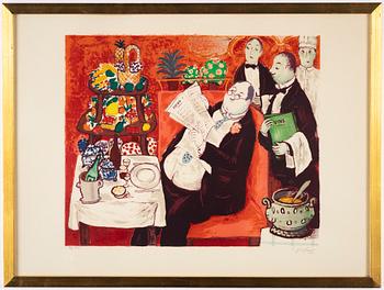 Lennart Jirlow, litograph in colours, signed and numbered 46/310.