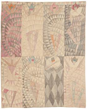 297. Marianne Richter, A TAPESTRY, "Karneval", a tapestry variant, ca 120,5 x 92,5 cm, signed AB MMF MR.