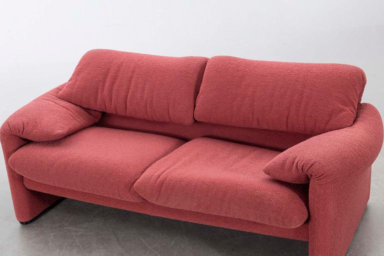 VICO MAGISTRETTI, Soffa "Maralunga" Cassina, Italien, 1900-talets andra hälft.