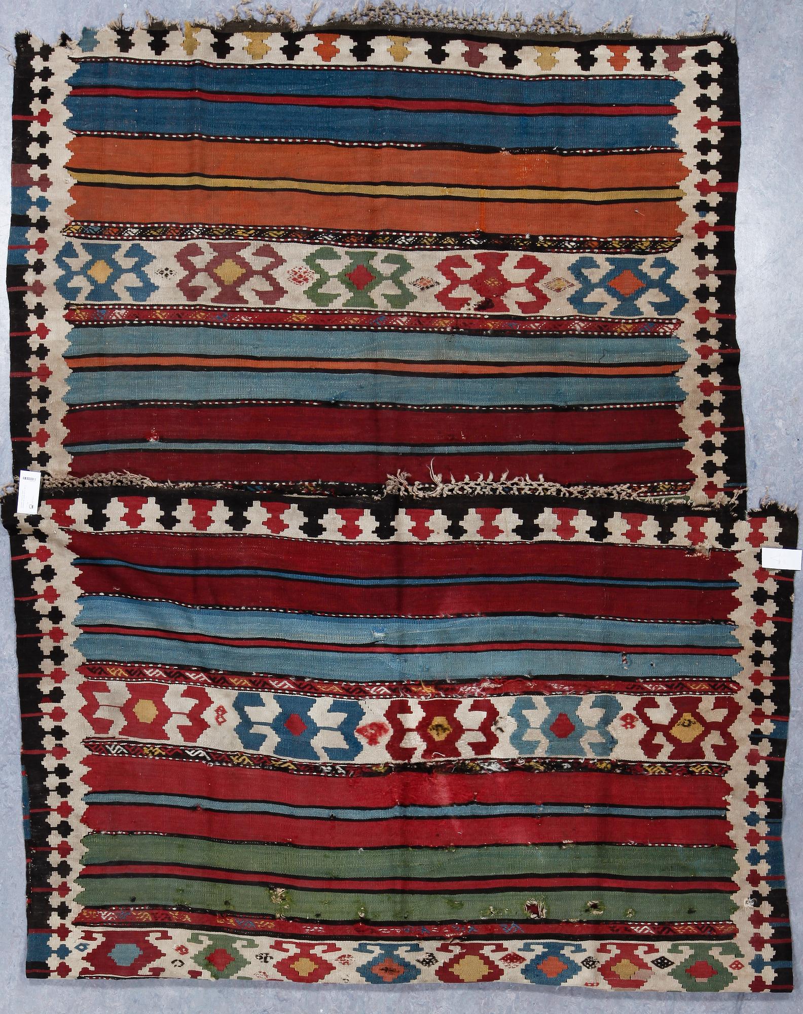MATTA, Kelim, Shahsevan, antik. Ca 326 x 165.