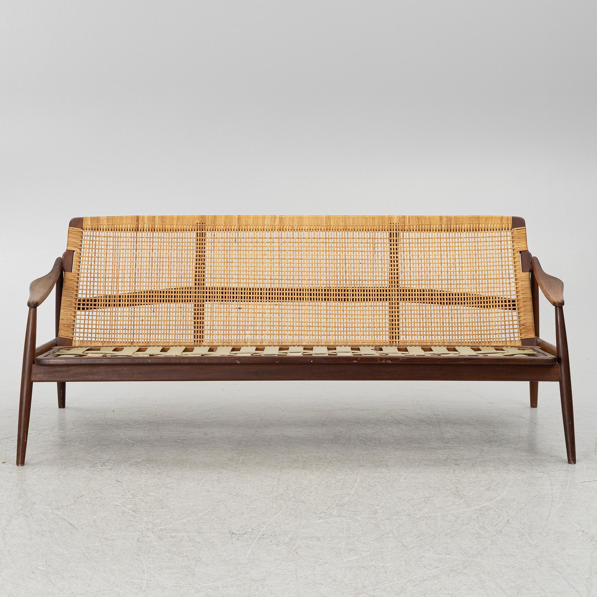 Hartmut Lohmeyer, sofa, Wilkhahn, Germany, 1950s.