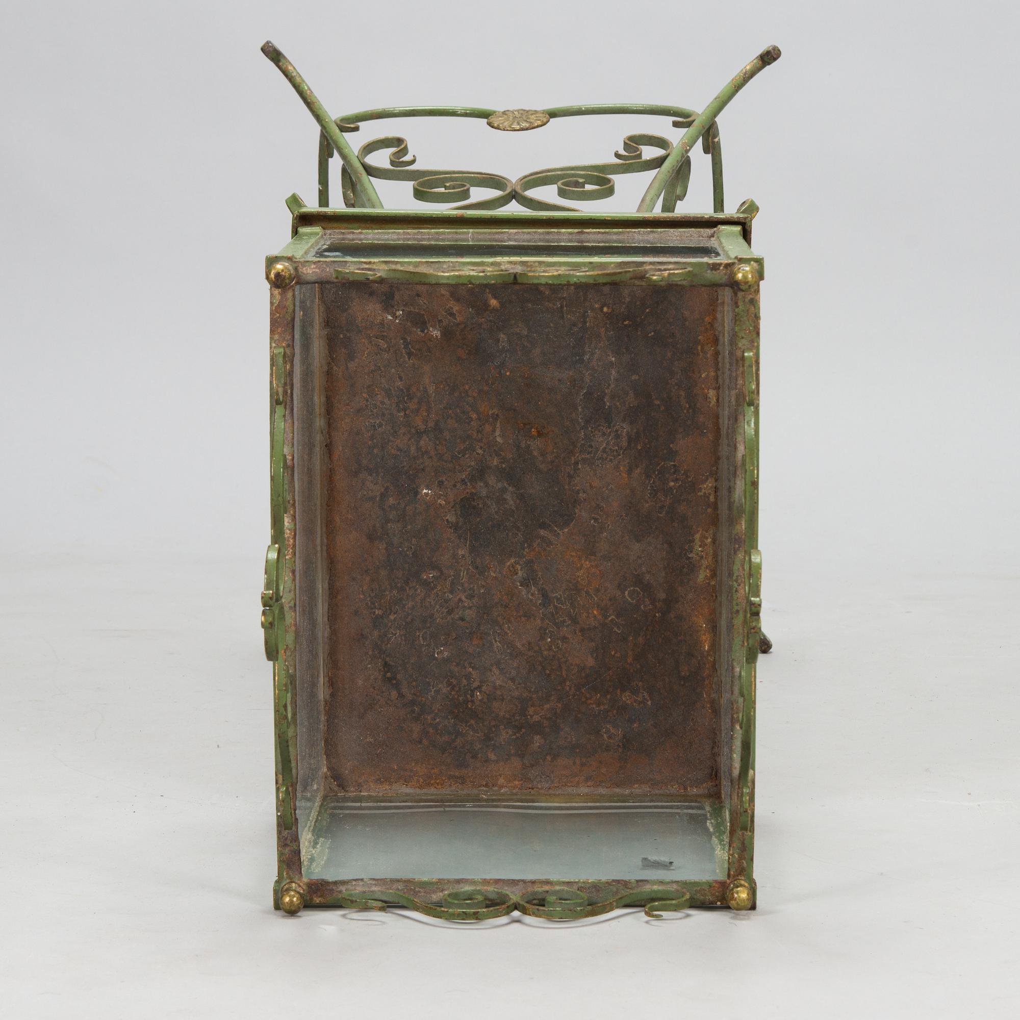 Terrarium/akvarium, viktoriansk stil, omkring 1900.