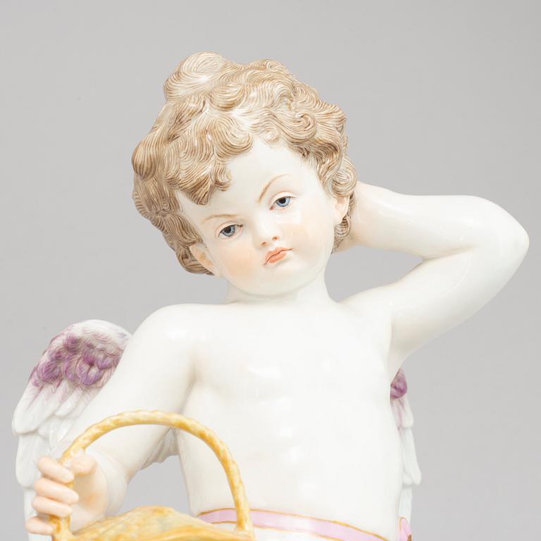 Figuriner, ett par, porslin. Meissen, 1890-tal.