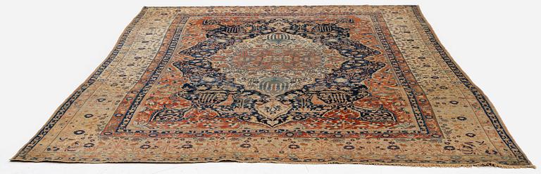 A Kashan 'Mohtasham' carpet, Central Persia, c. 320 x 226 cm.