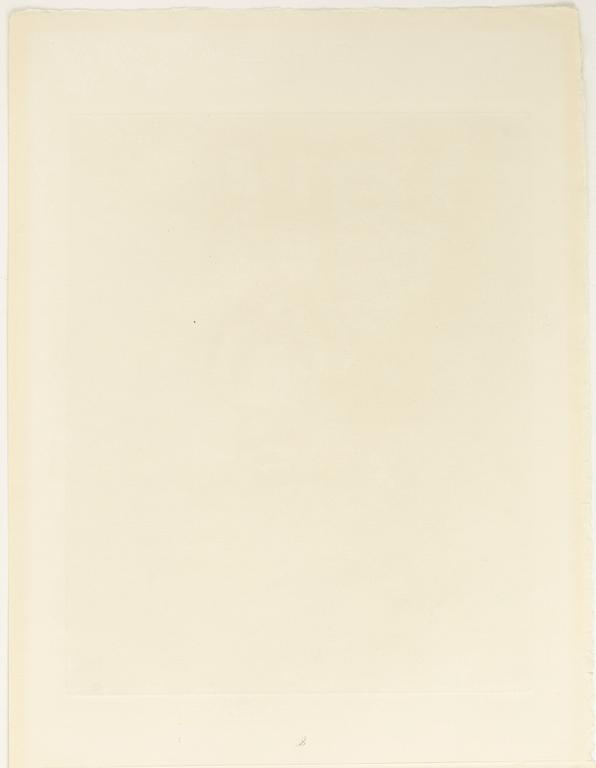 Marc Chagall, "Le Chameau et les Batons Flottants" from "Les Fables de la Fontaine".