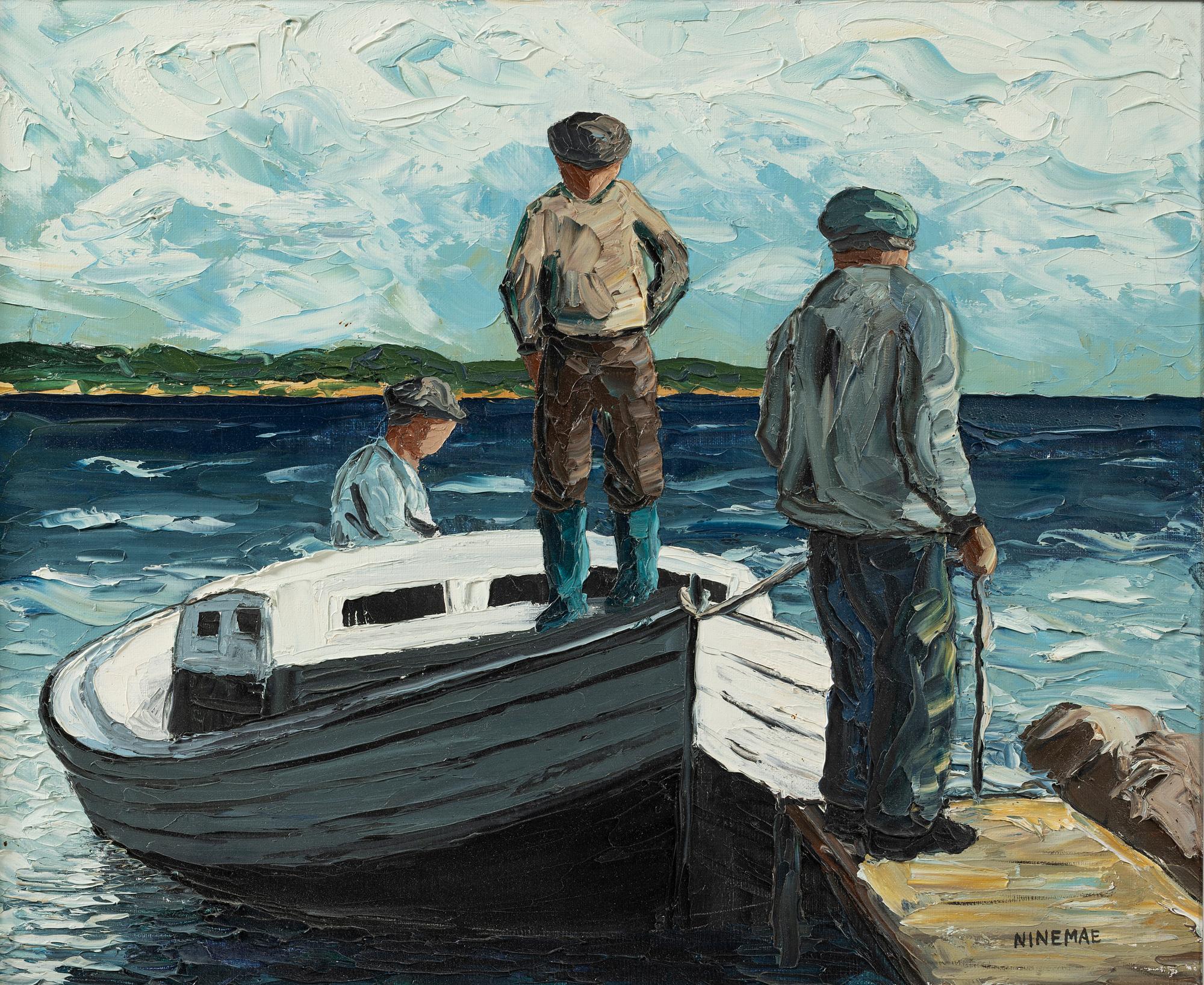 Boris Ninemae, "Skärgårds-folket hälsar på fastlandet".