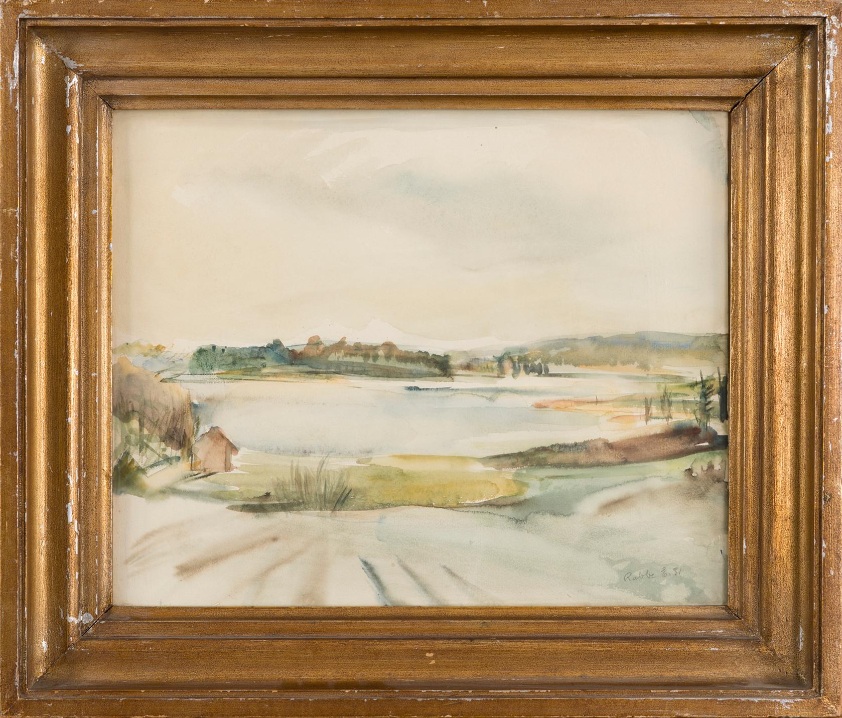 RABBE ENCKELL, water color, signed and dated -31.