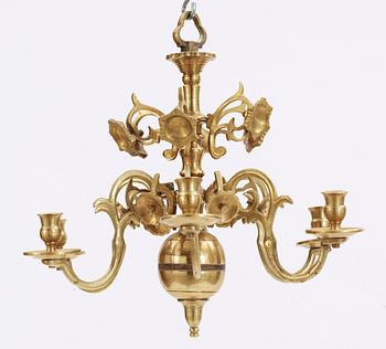 MALMKRONA, mässing, 1800-tal. Höjd ca 36 cm.