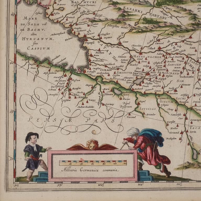 Map, Tartaria sive magni, 1630s.