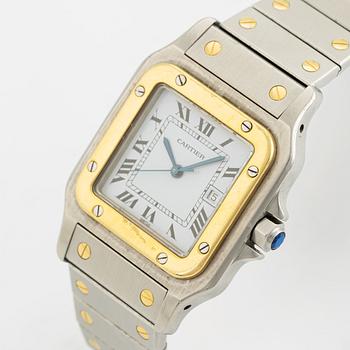 Cartier, Santos Carrée, armbandsur, 29 x 29 (41) mm.