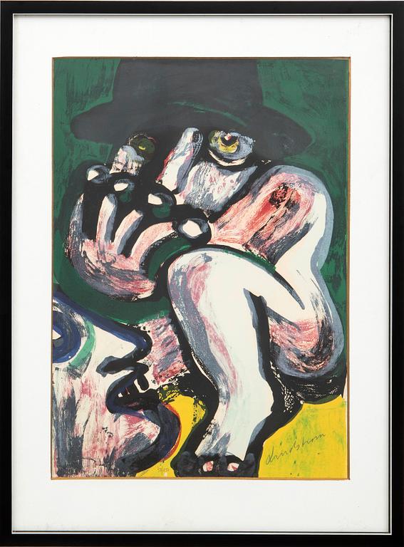 Bengt Lindström lithograph signed and numbered 50/150.