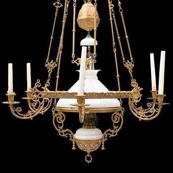 A late 19th century chandelier.