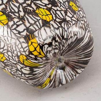 A VITTORIO FERRO GLASS VASE FOR FRATELLI PAGNIN AROUND 1990-2000.