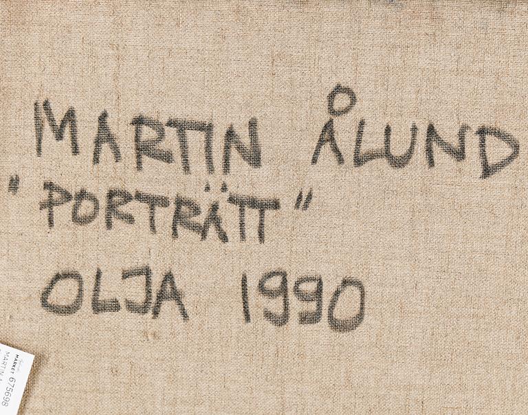 MARTIN ÅLUND, olja på duk, signerad och daterad 1990 a tergo.