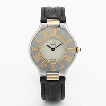 must de Cartier, Must 21, wristwatch, 31 mm.
