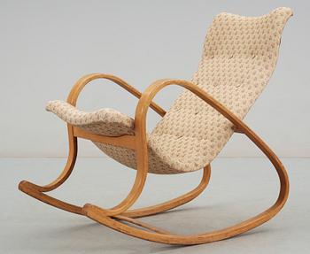 GUNGSTOL, trol GA (Gustaf Axel) BERG, Väsby Möbel-& Inredningsfabrik, patent s nr 4202/45, 1940-tal.