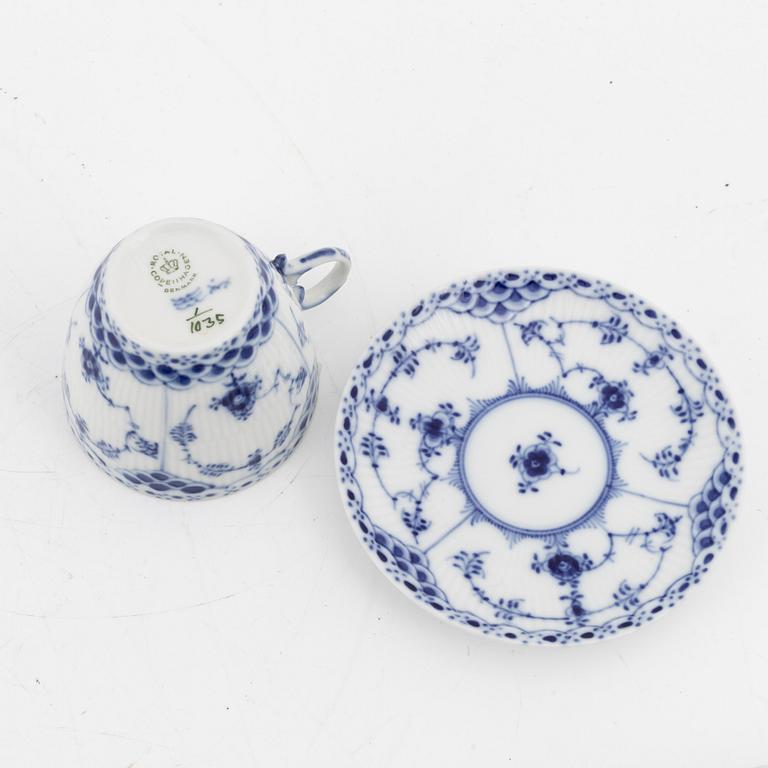 Royal Copenhagen, a 28-piece 'Musselmalet' porcelain service, Denmark.