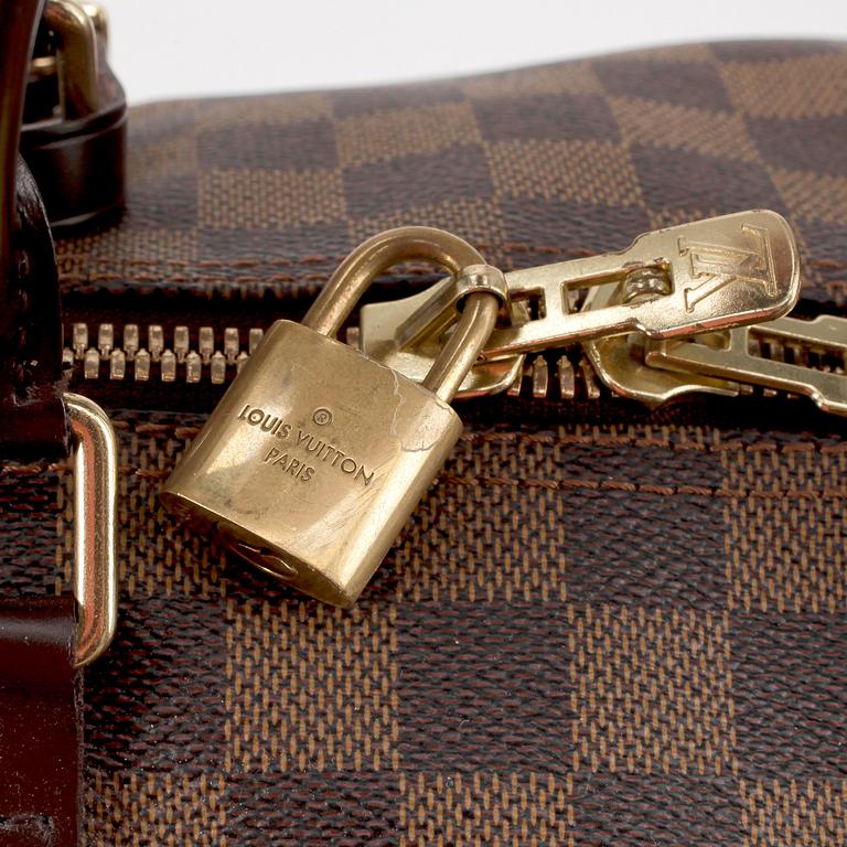 LOUIS VUITTON, a damier canvas weekend bag, "Keepall 50".