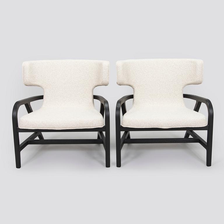 Antonio Citterio, fåtöljer, ett par "Fulgens", Maxalto, Italien.