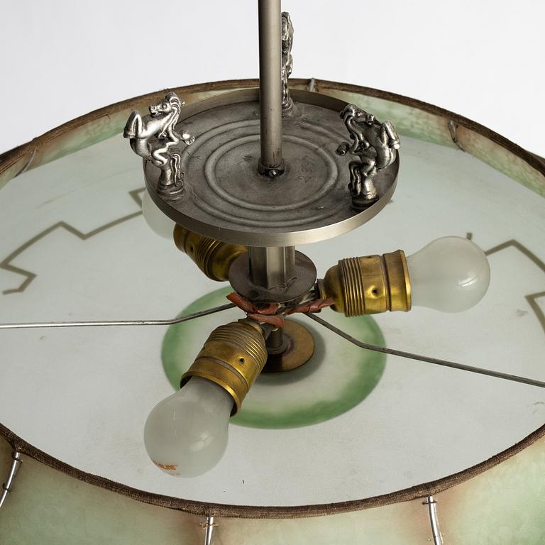 A 1920's/30's Swedish Grace ceciling lamp.