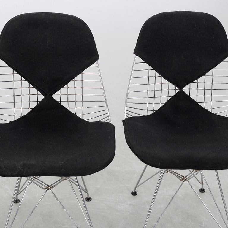 CHARLES & RAY EAMES four "DKR" chairs, for Herman Miller, USA mid 20th century.