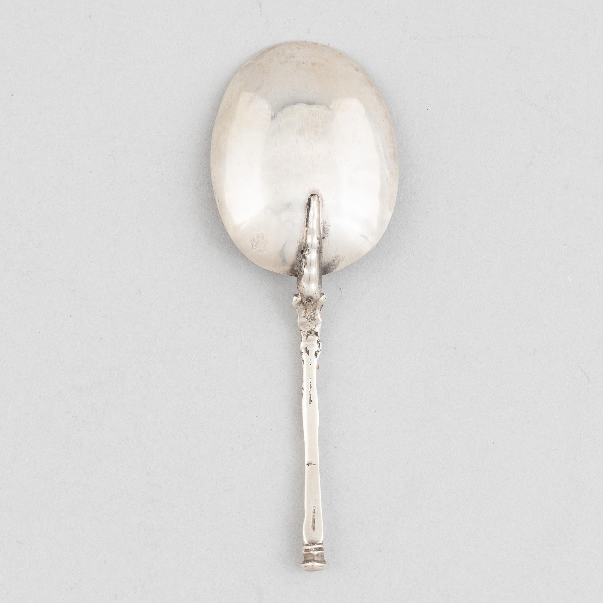 A 18th/19th Century silver spoon.