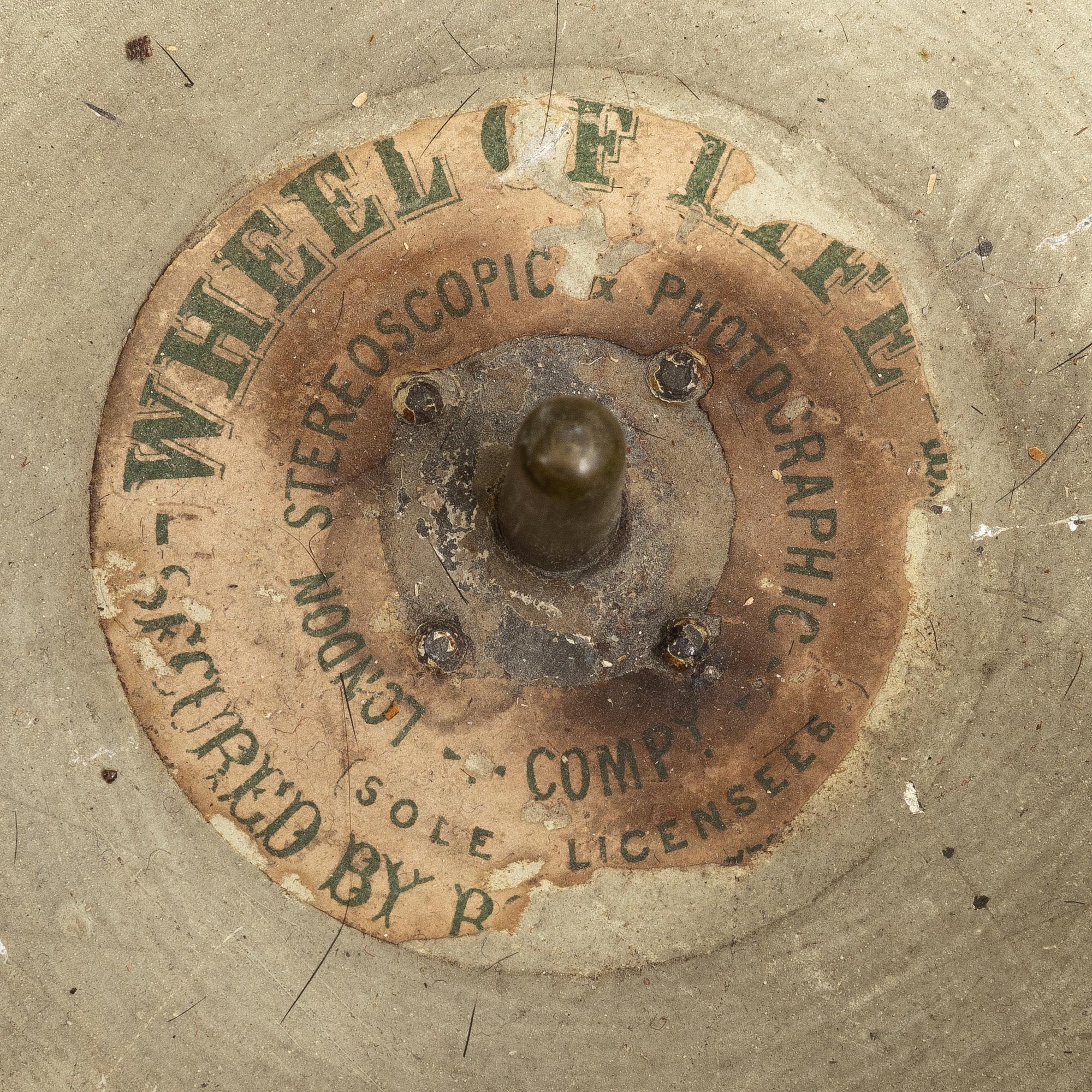 Zoetrope / picture wheel, late 19th century.