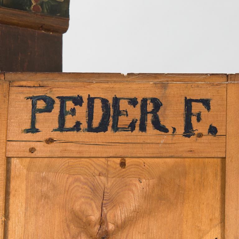 A Swedish corner cabinet from Dalarna dated 1734.