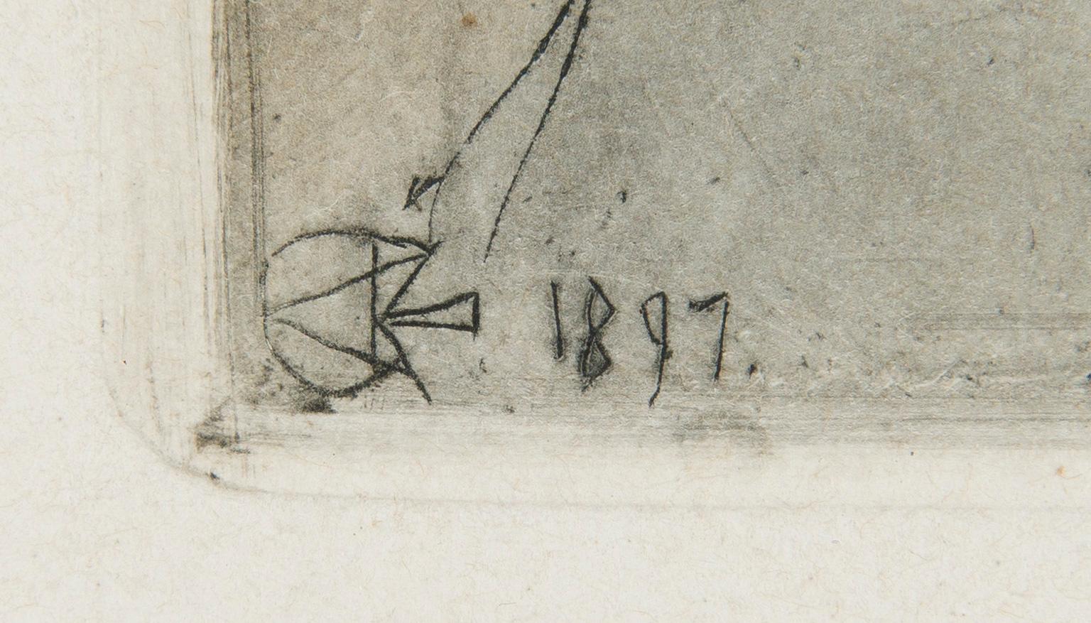 Akseli Gallen-Kallela, Självporträtt.