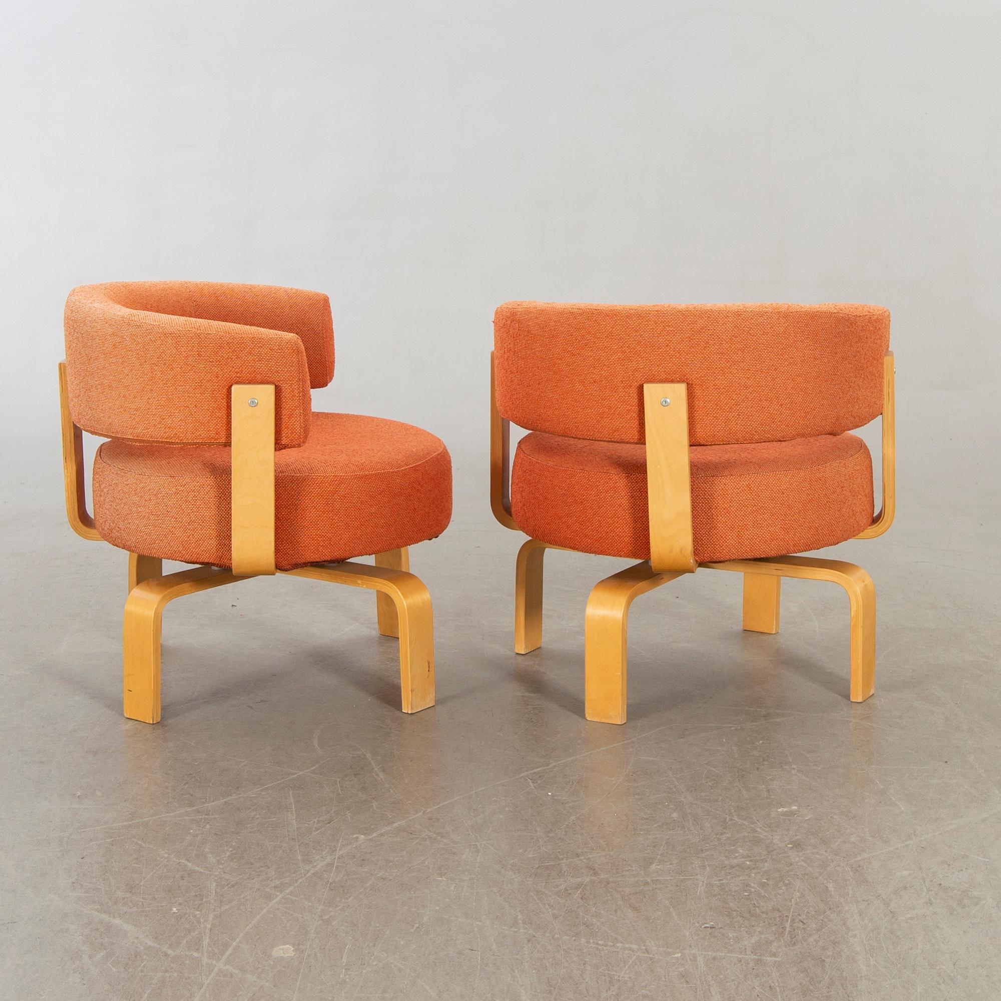 Carina Bengs, a pair swivel chairs for IKEA later part of the 20th century.