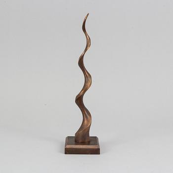 Lars Rolf, sculpture. Signed. Bronzed aluminum. Height 39 cm.